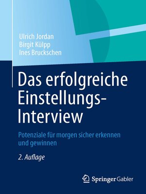cover image of Das erfolgreiche Einstellungs-Interview